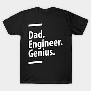 Dad Engineer Job Title Profession - Occupation T-Shirt